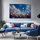 Ζωγραφική της πεταλούδας - Πετώντας πάνω από το λιβάδι